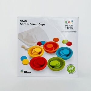 Plan Toys Sort and Count Cups
